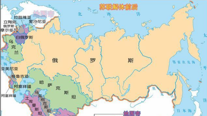 俄罗斯海路位置图片