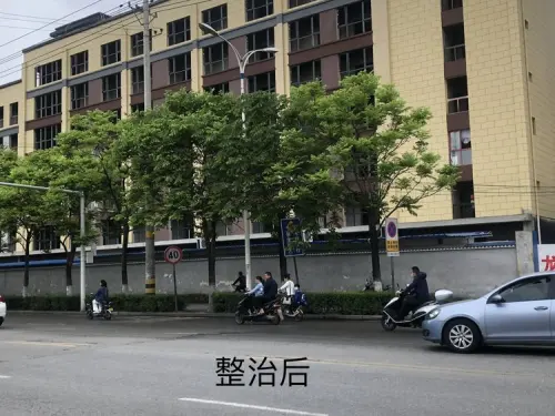 汉中交警二大队持续推进马路人集市场迁移