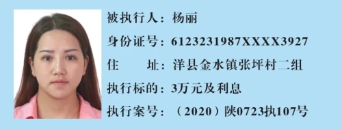 洋县24名“老赖”被曝光，受到信用惩戒或行业禁入